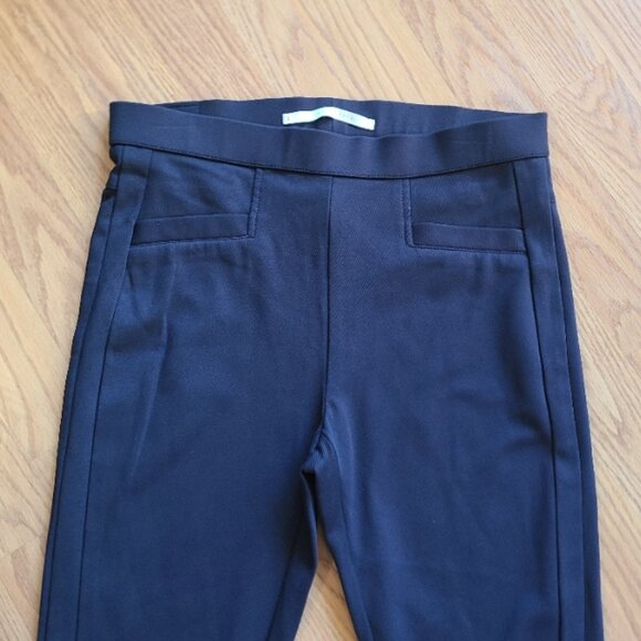 RAFAELLO ROSSI SORAJA SKINNY STRETCH KNIT PANTS WELT POCKETS ANKLE CROP sz 36 - Picture 3 of 10